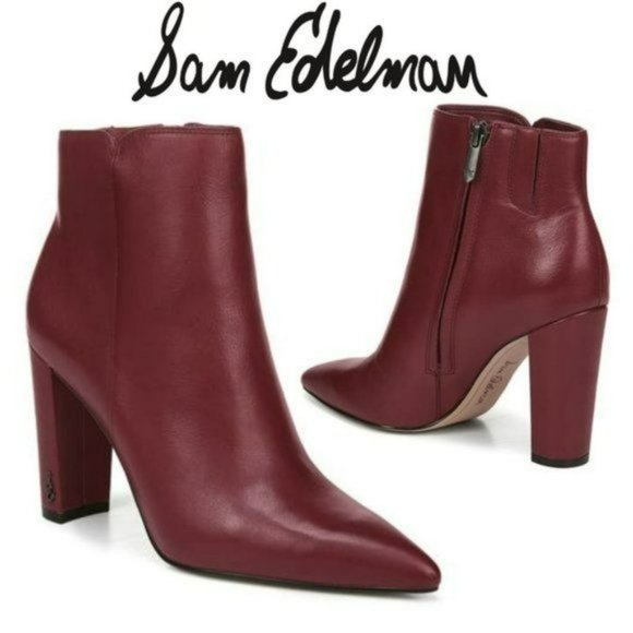 Sam Edelman Shoes - NWT Stunning Sam Edelman Leather Raelle Pointed Toe Bootie